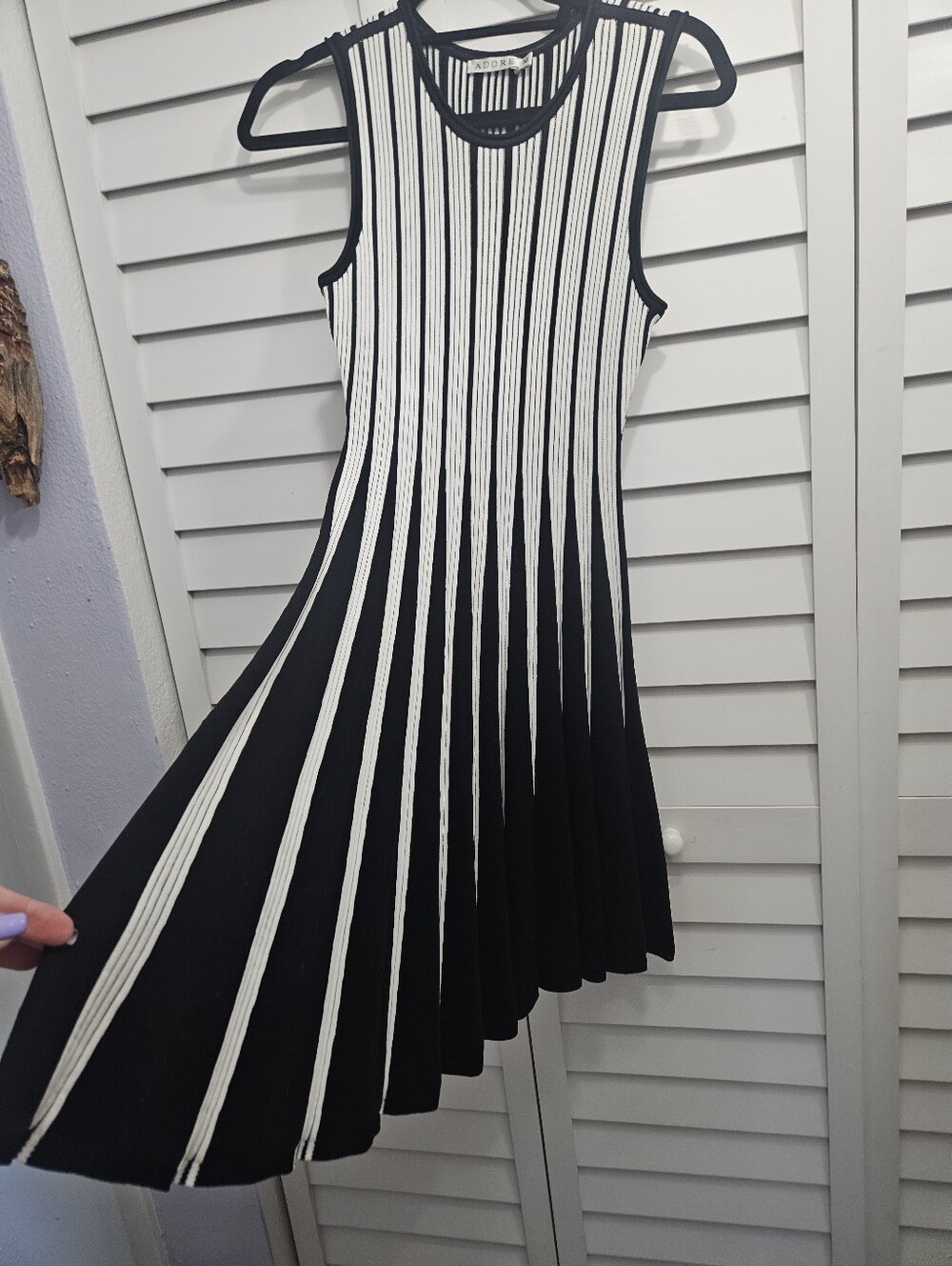 ADORE black and white tango dress M